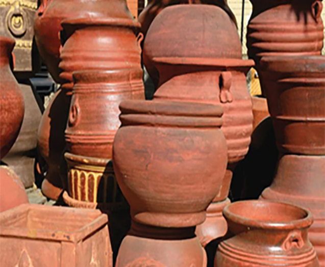 Terracotta Pots For Honey Preservation-13.2x11.3-13.2x11.3